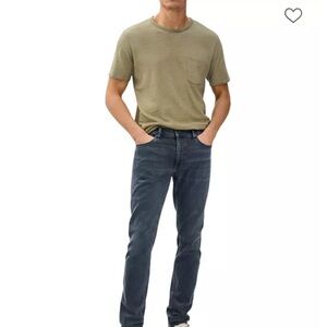 rag & bone Men's Dark Blue Fit 1 Jeans